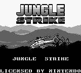 Jungle Strike (USA, Europe) Title Screen
